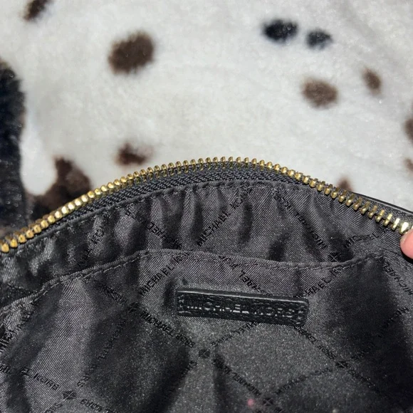 Michael Kors Black Pebbled Leather Clutch - Picture 5 of 6